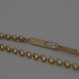 hook chain bracelet 001 gold