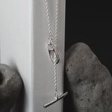 choker necklace silver 001