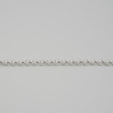 hook chain bracelet 001 silver