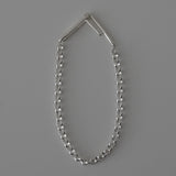 hook chain bracelet 001 silver