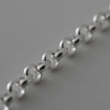 hook chain necklace 001 silver