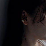 line point earcuff gold