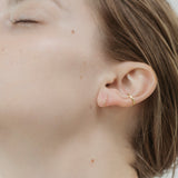 tiny earcuff gold K14
