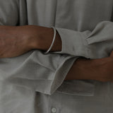 basic volume bangle silver