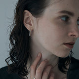 link double finger ring 001 silver