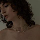 O snake choker silver
