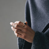 swivel ball ring onyx