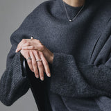 signet diamond ring -black diamond-