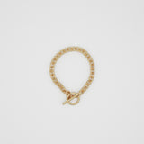 single chain bracelet gold