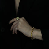 single chain bracelet gold