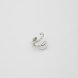 line point earcuff silver