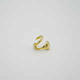 line point earcuff gold