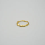 random cut ring gold