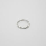 random cut ring silver