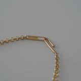 hook chain necklace 001 gold