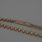 hook chain necklace 001 gold