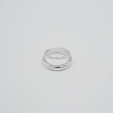 double ring silver