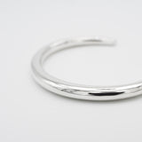basic volume bangle silver