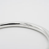 basic volume bangle silver