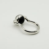 swivel ball ring onyx