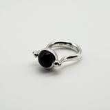 swivel ball ring onyx