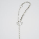 silver multi chain necklace