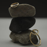 raw big hoop double earcuff (ring) gold