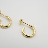 raw hoop pierce xs gold