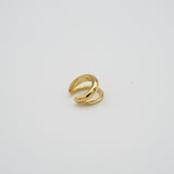 double ear cuff gold