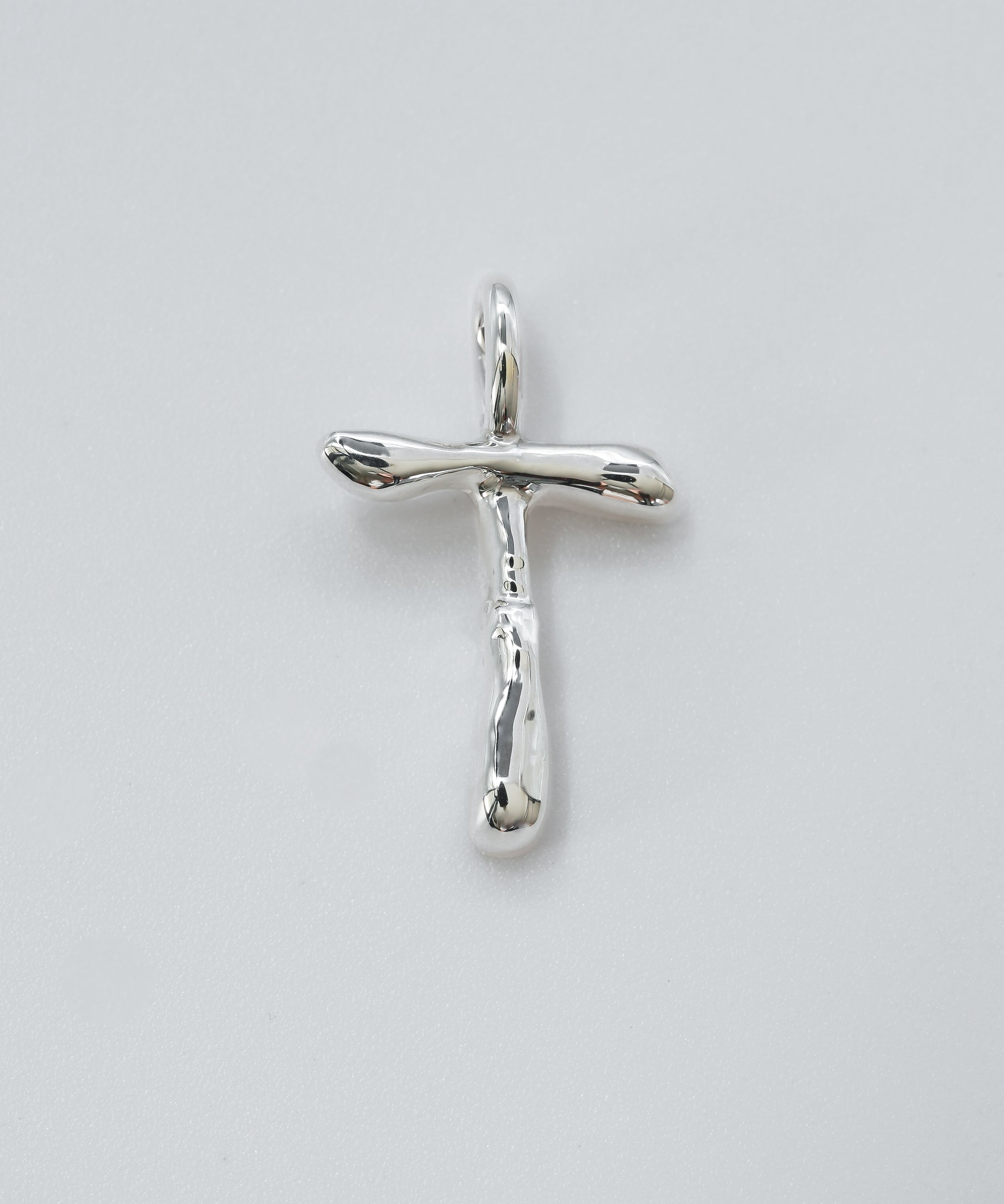 initial necklace silver