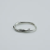 link double finger ring 001 silver