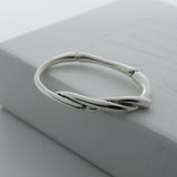 link double finger ring 001 silver