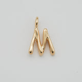 initial necklace gold