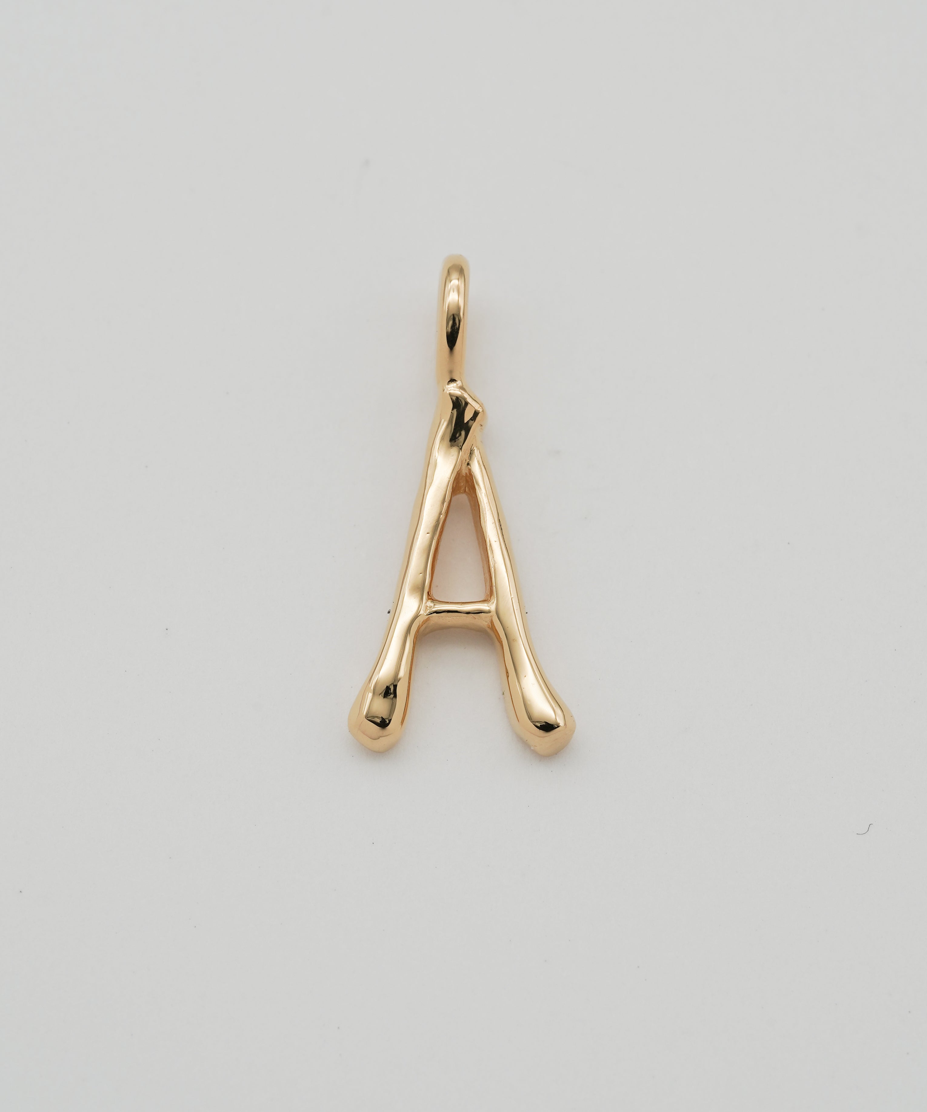 initial necklace gold