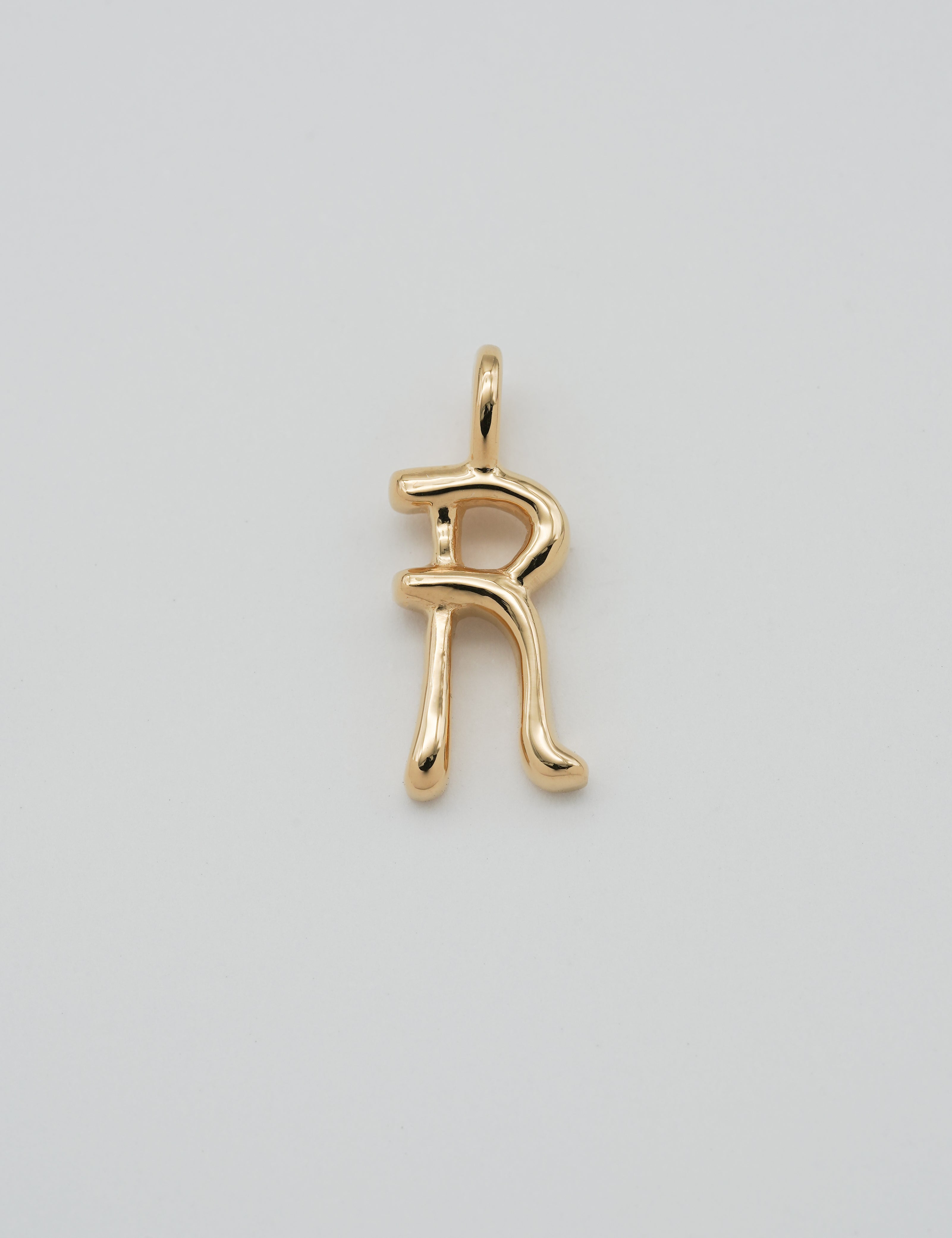 initial necklace gold