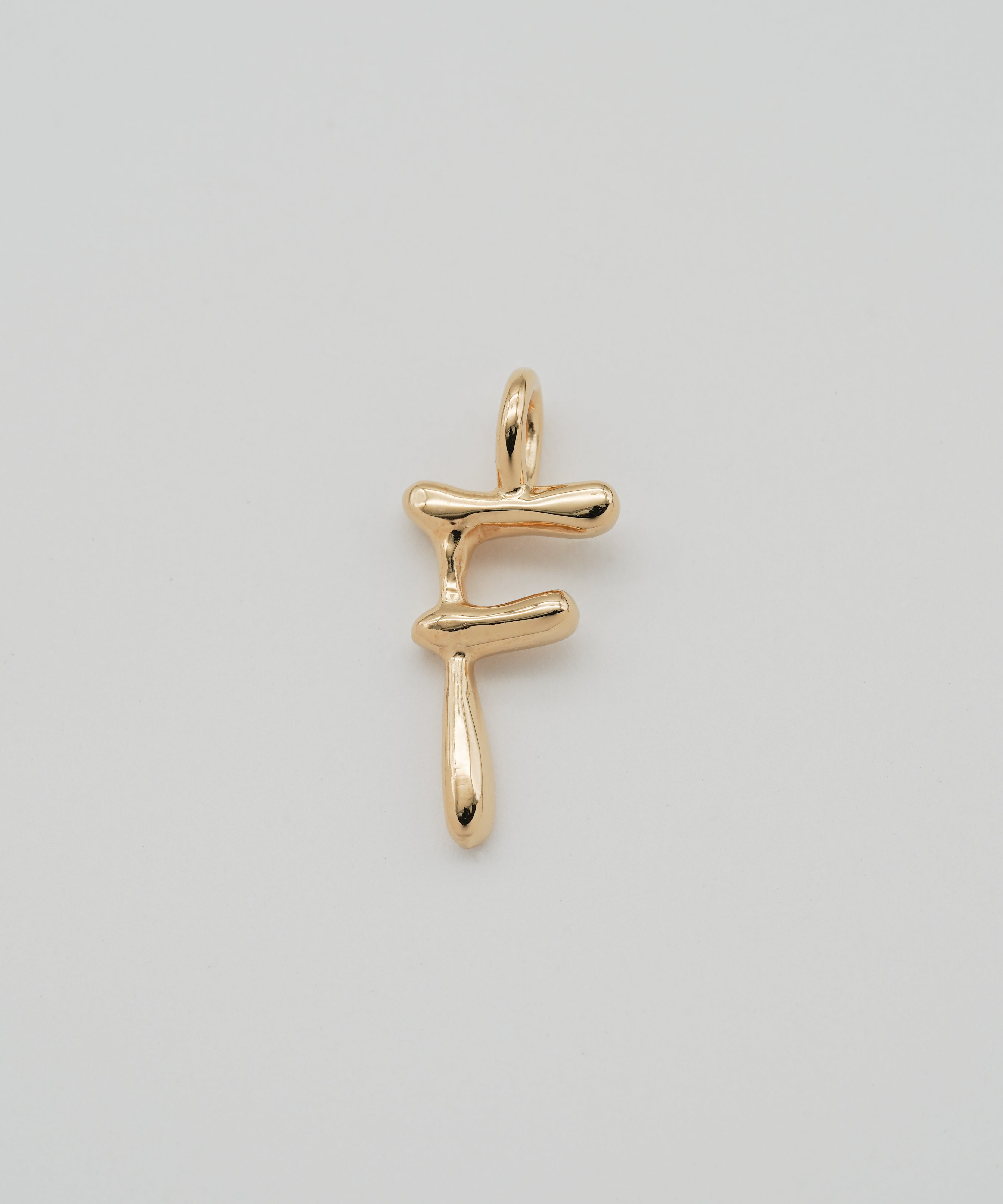 initial necklace gold