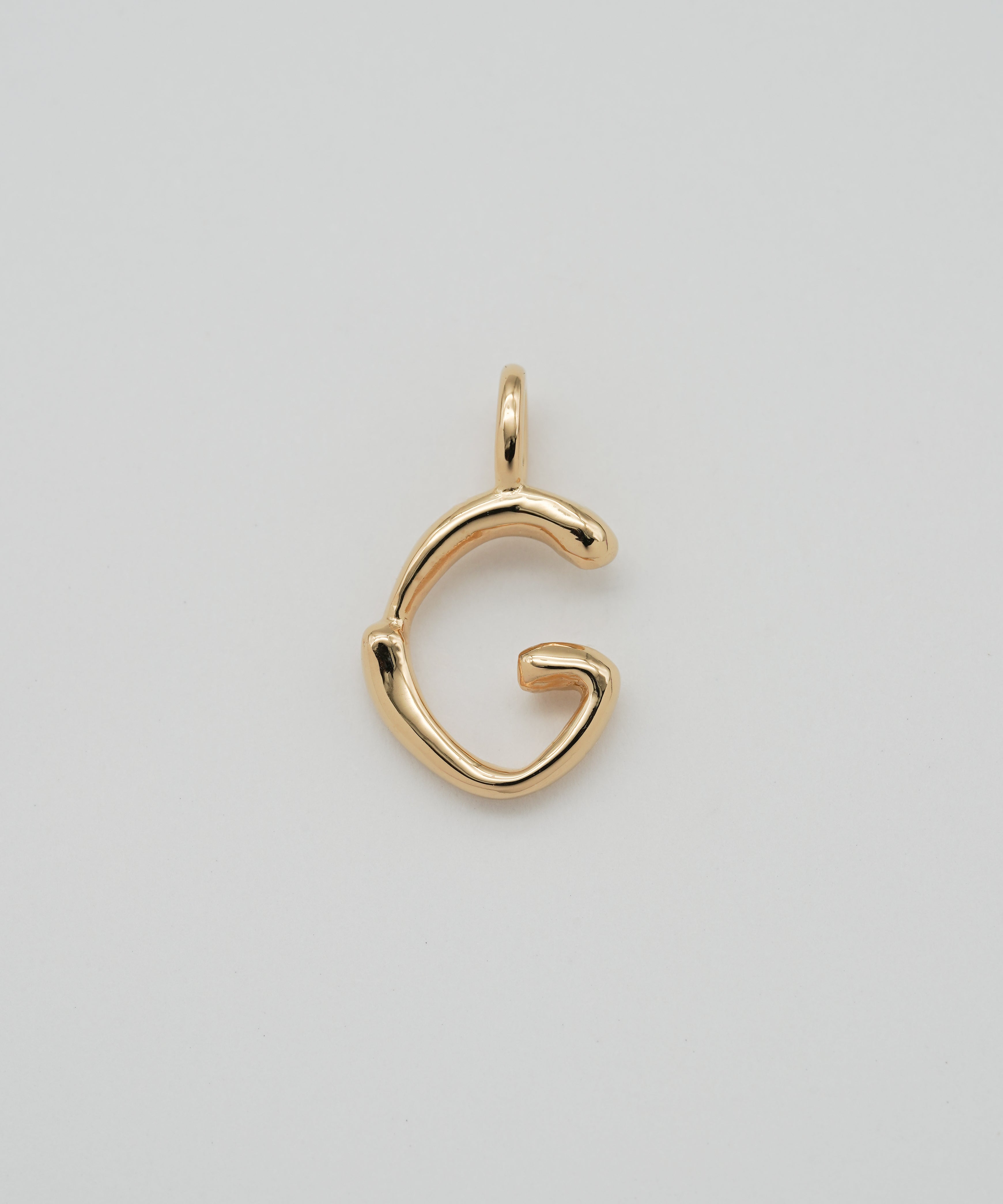 initial necklace gold
