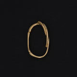 link double finger ring 001 gold