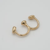 3stones ring gold