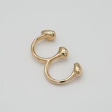 3stones ring gold