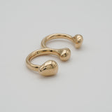 3stones ring gold