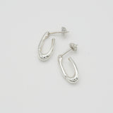 link 002 hoop pierce silver
