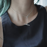 choker necklace silver 001
