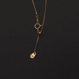 adjustable ball venetian necklace gold K10