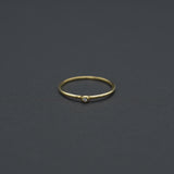 classic diamond ring K18