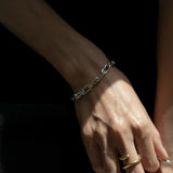 original raw long chain bracelet