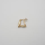 bresc triangle pierce gold