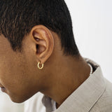 raw hoop pierce xs gold