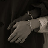 single chain bracelet gold