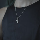 initial top silver